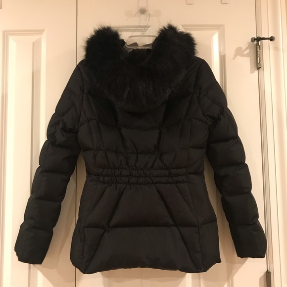 Calvin Klein Faux-Fur-Lined Quilted Puffer Coat - Picture 7 of 8